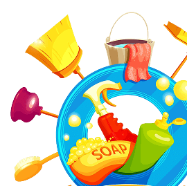 cleaning-logo-business-composition